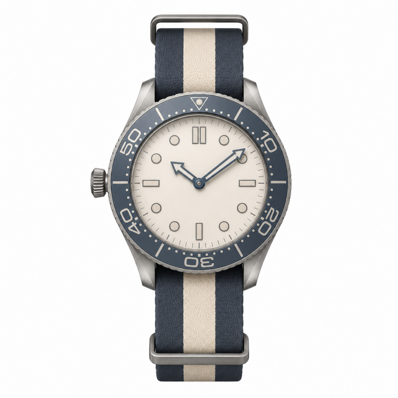 Küstennebel Elfenbein Marine